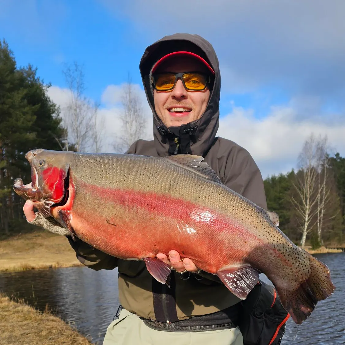 Rainbow trout caught on Fishbrain