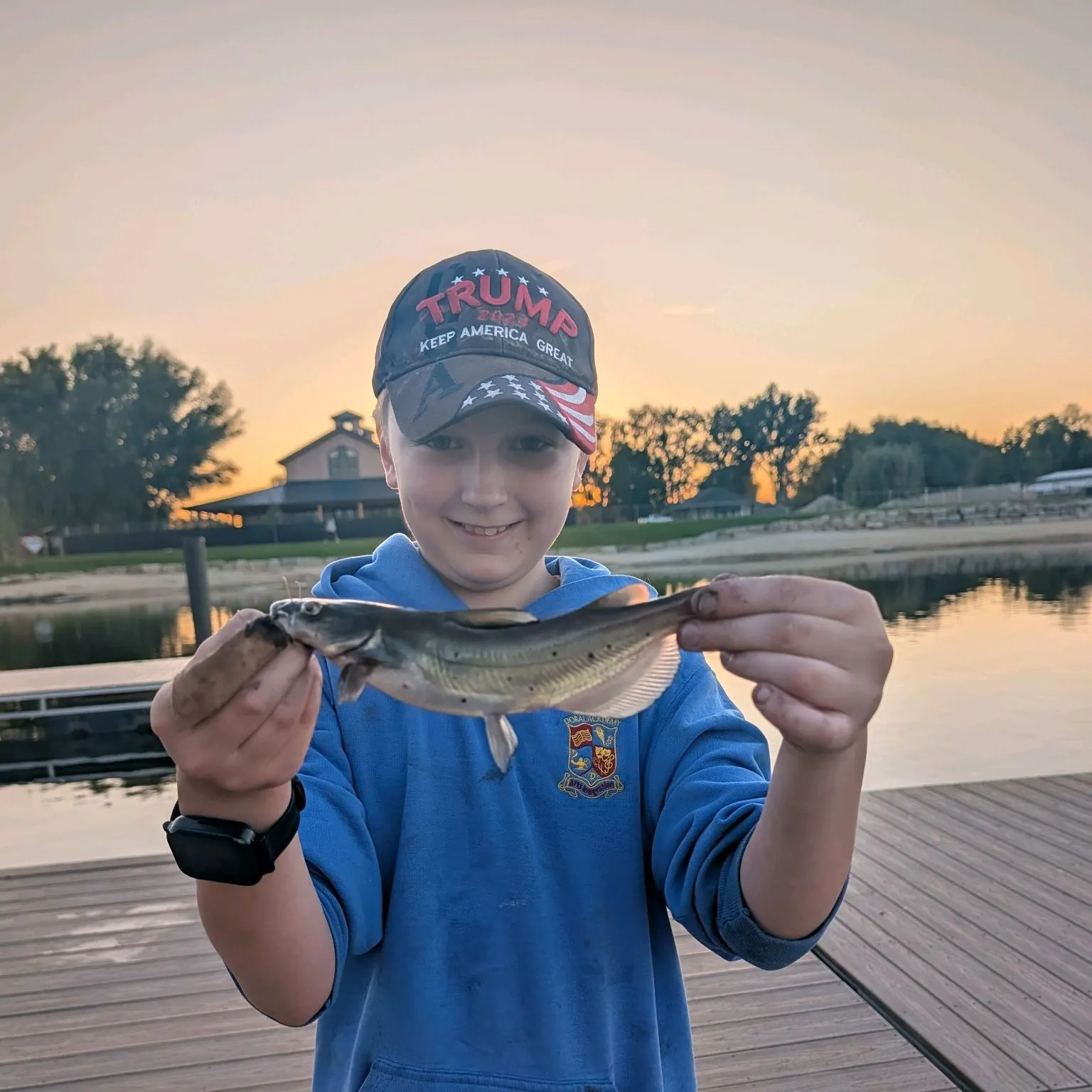 Channel catfish caught on Fishbrain