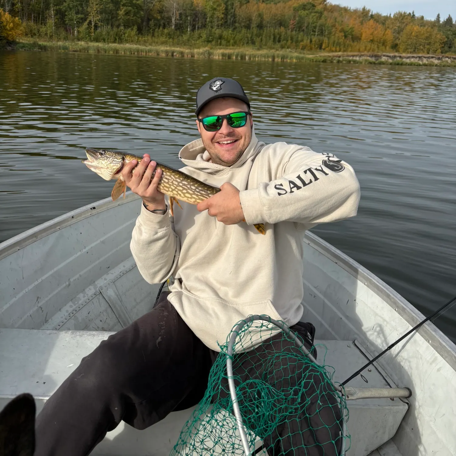 Northern pike caught on Fishbrain