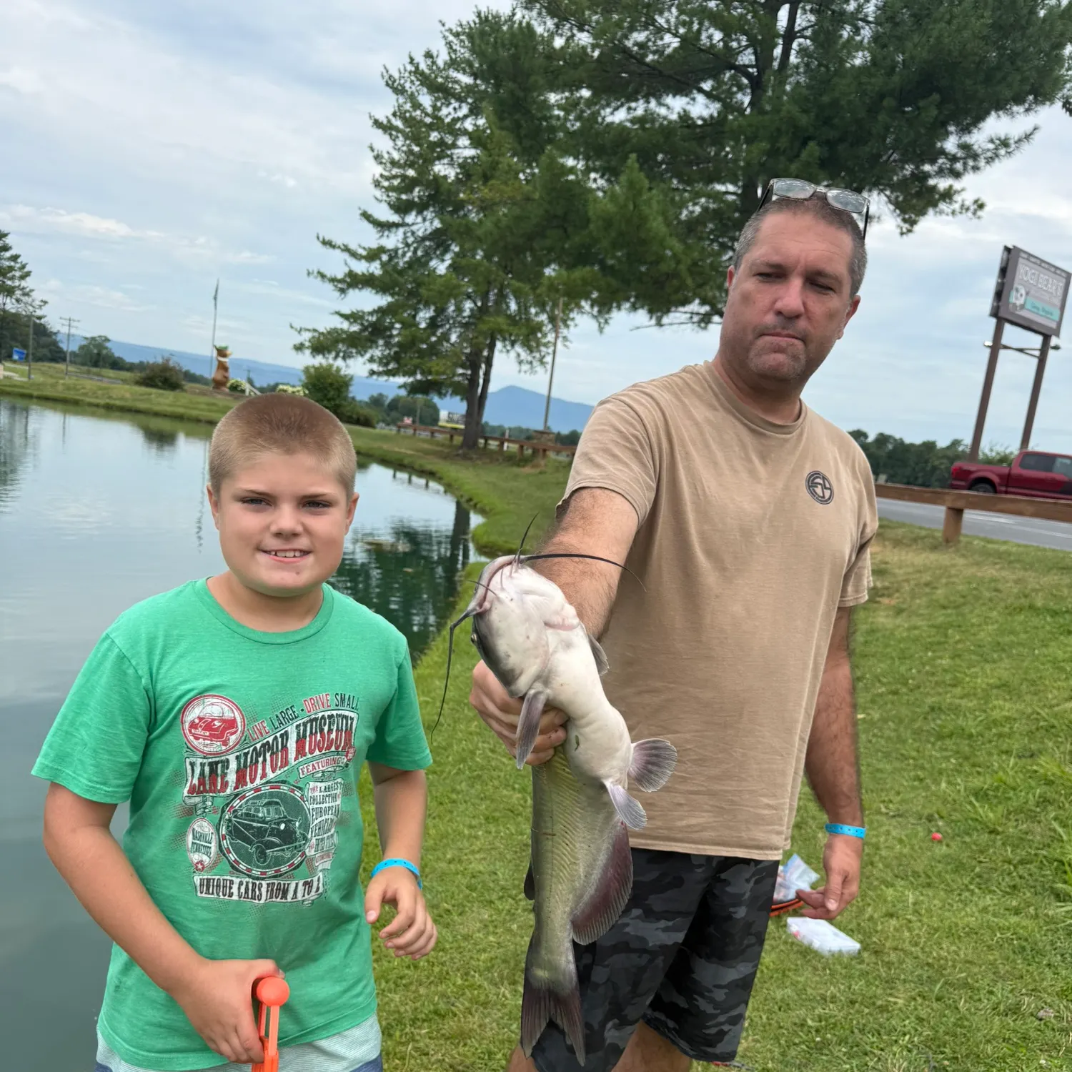 Blue catfish caught on Fishbrain