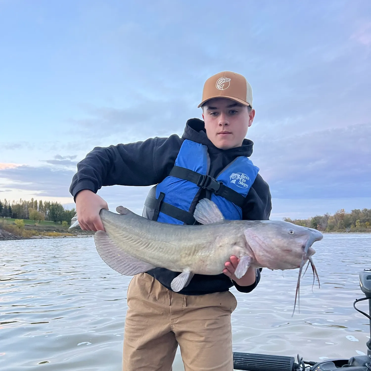 Channel catfish caught on Fishbrain