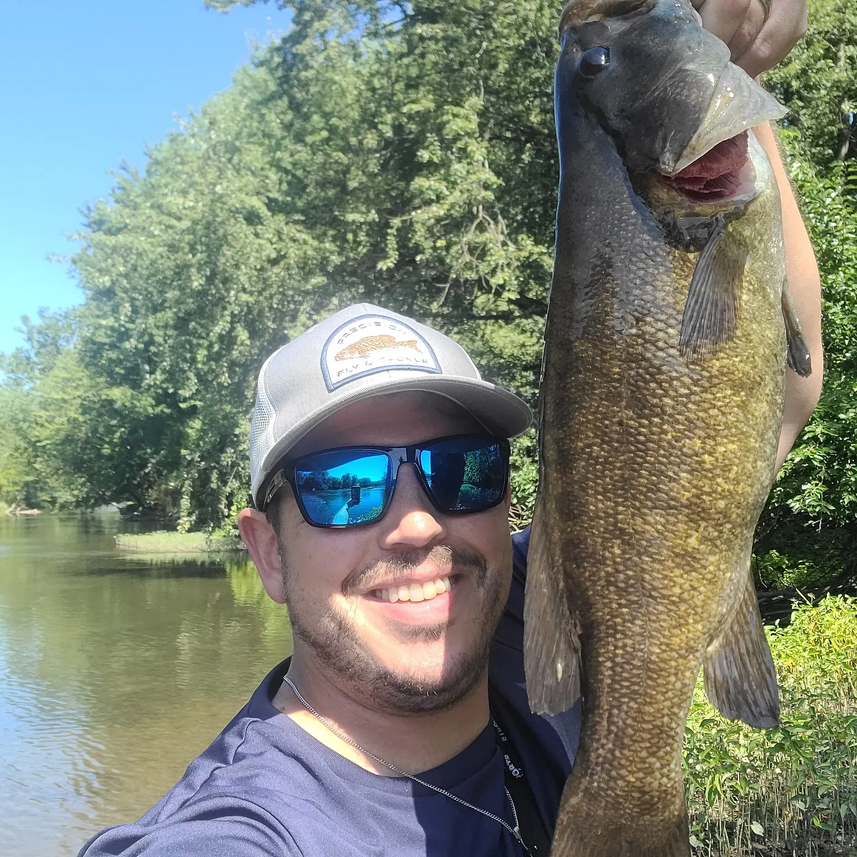 Smallmouth bass caught on Fishbrain