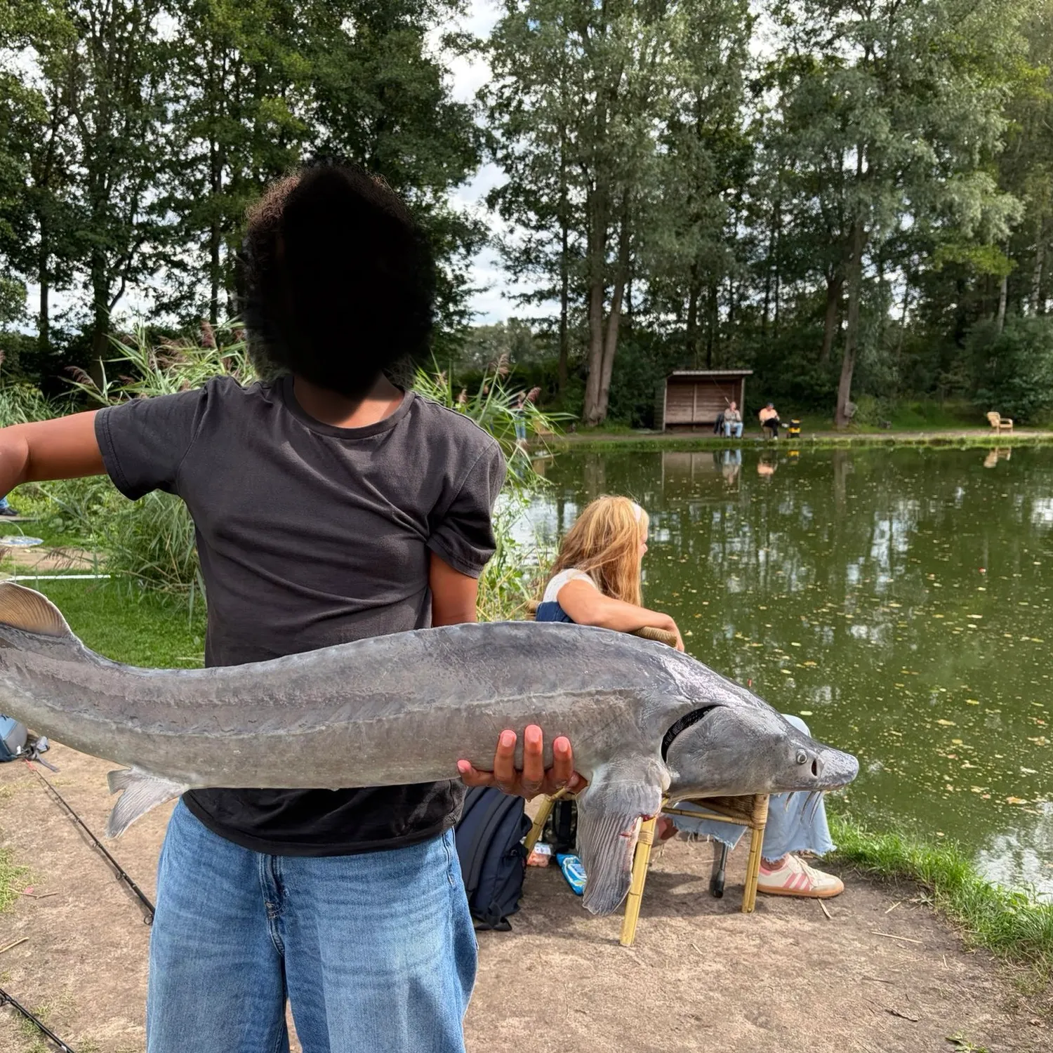 Siberian sturgeon caught on Fishbrain
