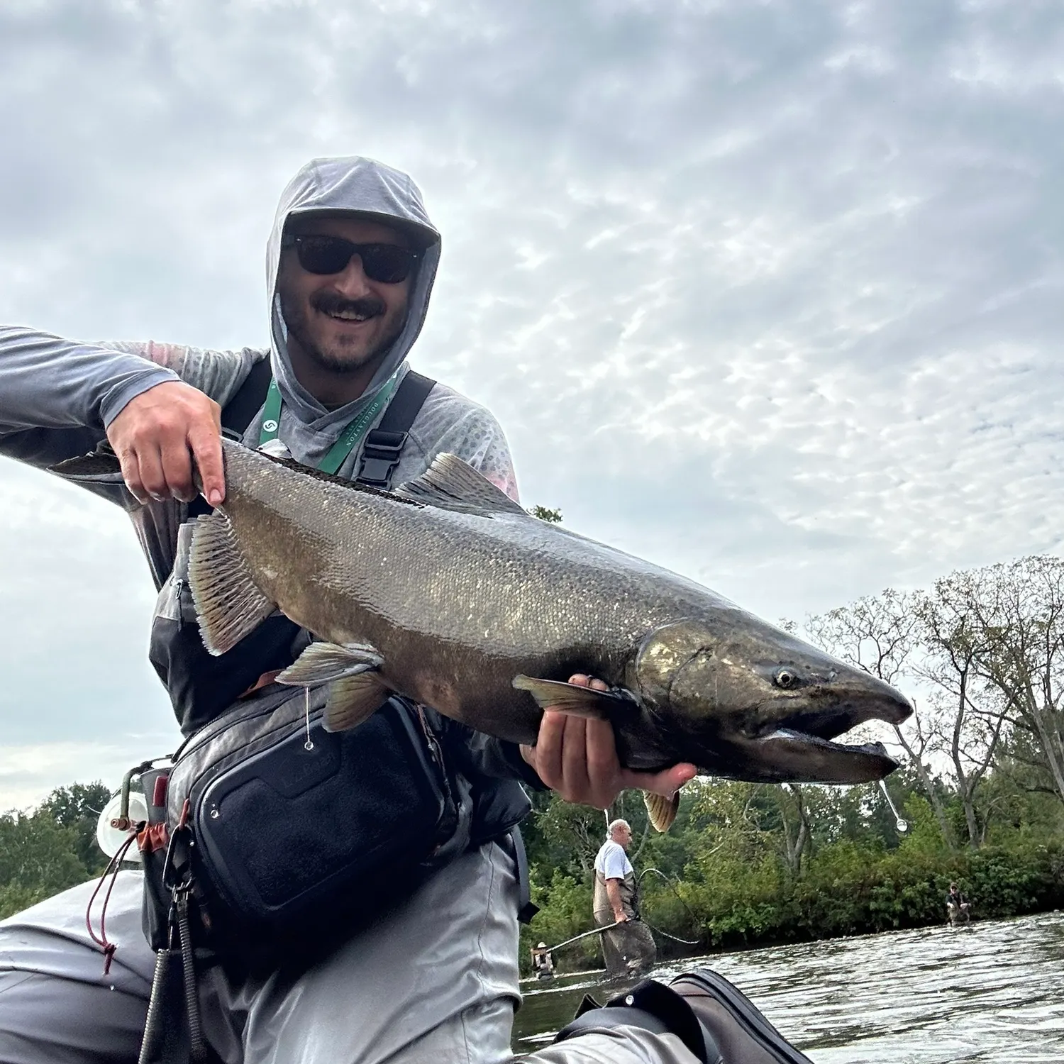 Chinook salmon caught on Fishbrain