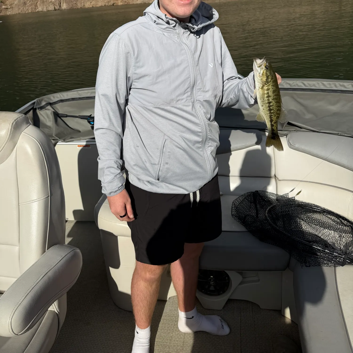 Spotted bass caught on Fishbrain