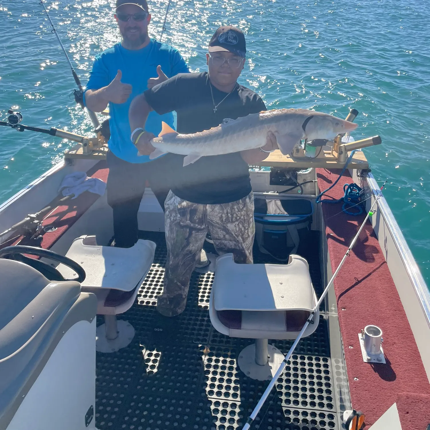 Lake sturgeon caught on Fishbrain