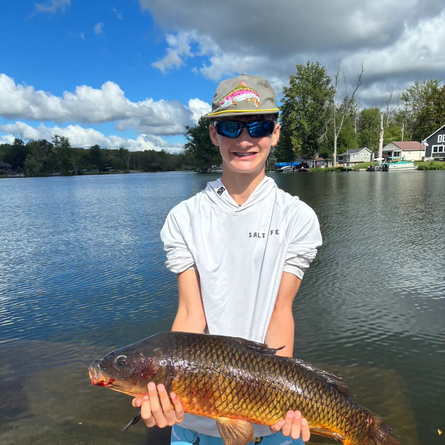 Common carp caught on Fishbrain