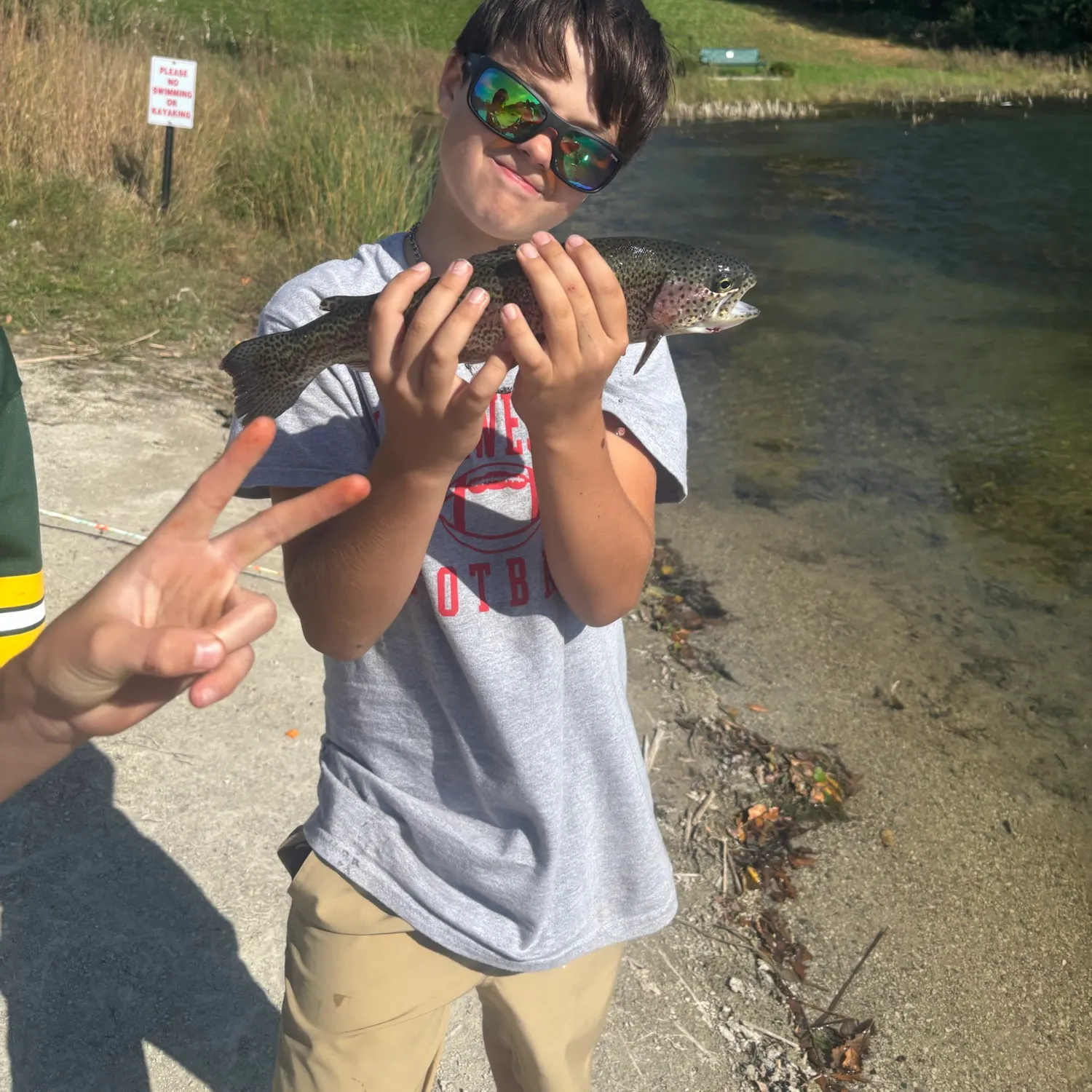 Rainbow trout caught on Fishbrain