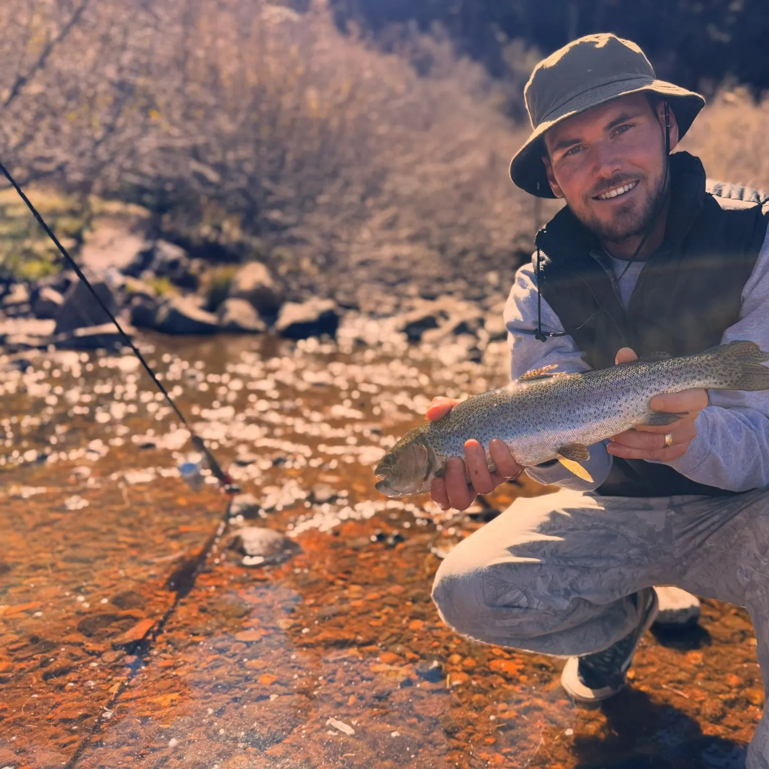 Rainbow trout caught on Fishbrain