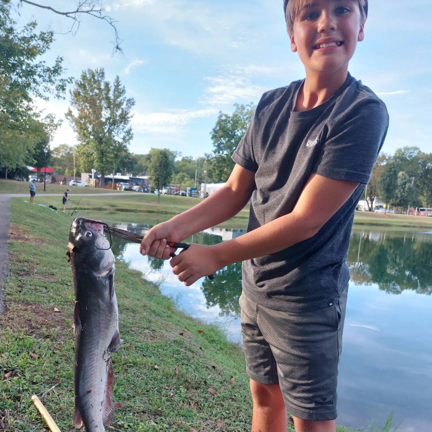 Blue catfish caught on Fishbrain