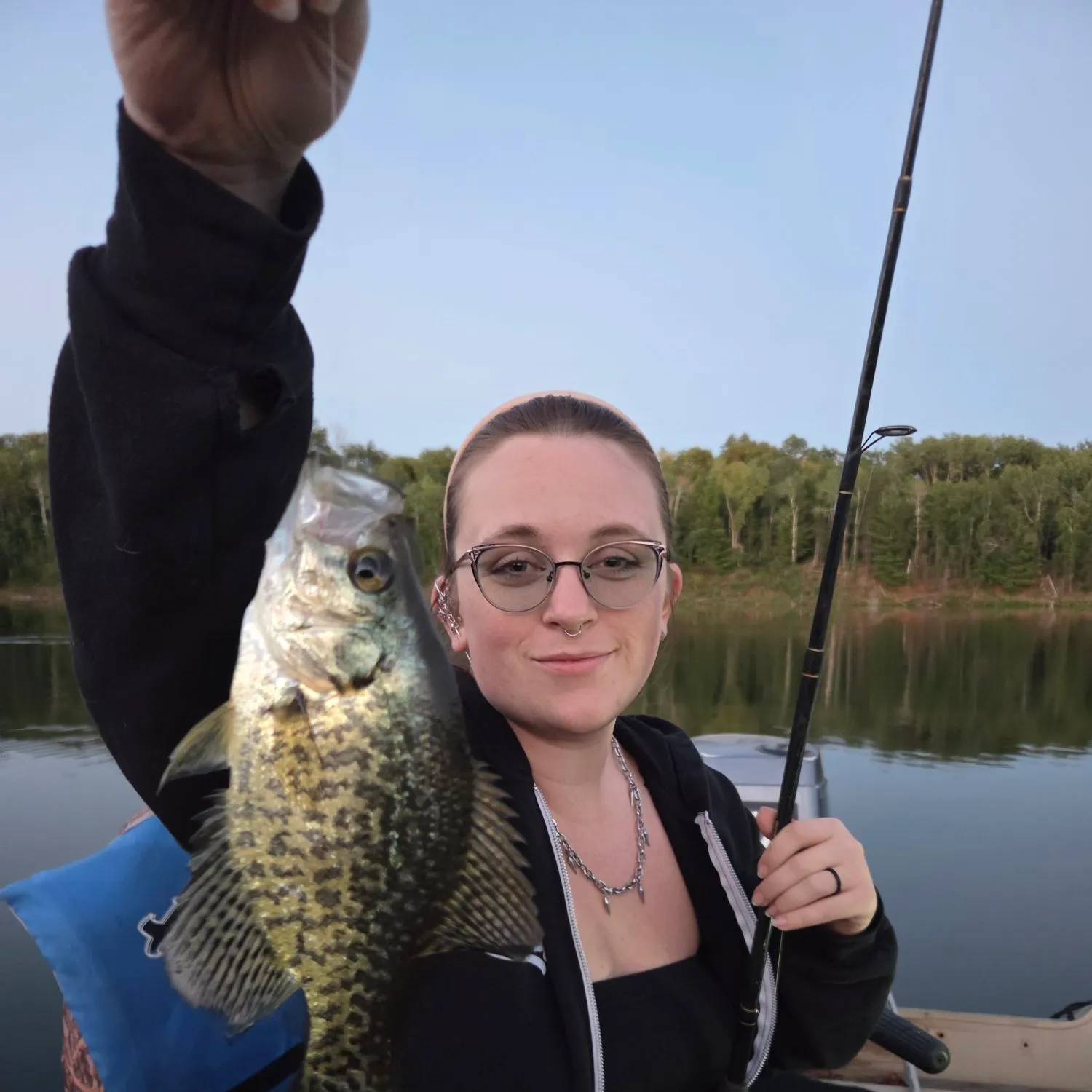 Black crappie caught on Fishbrain