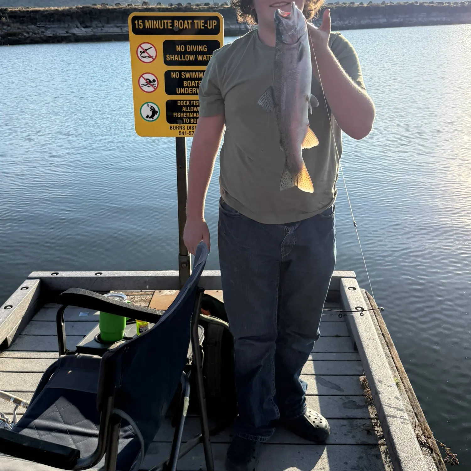Rainbow trout caught on Fishbrain