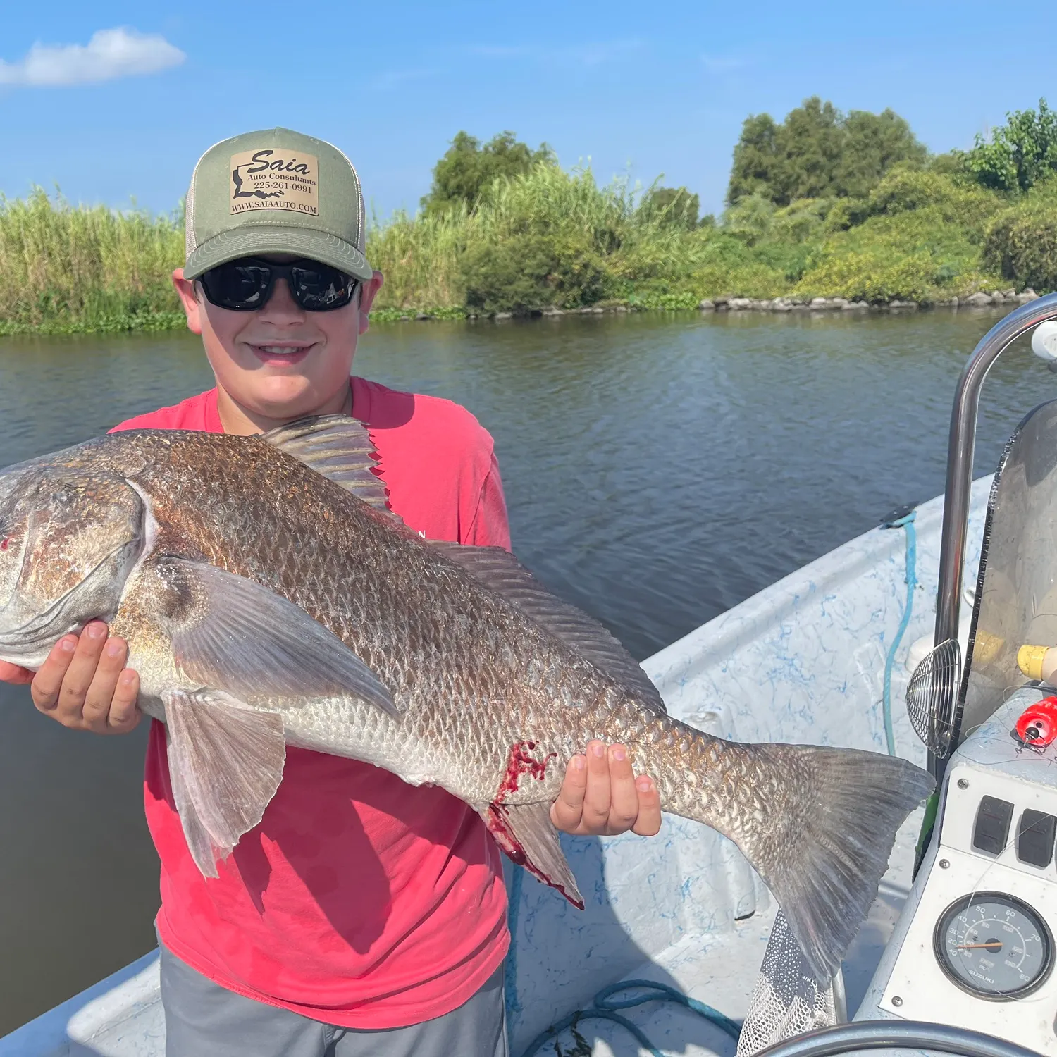 Black drum caught on Fishbrain