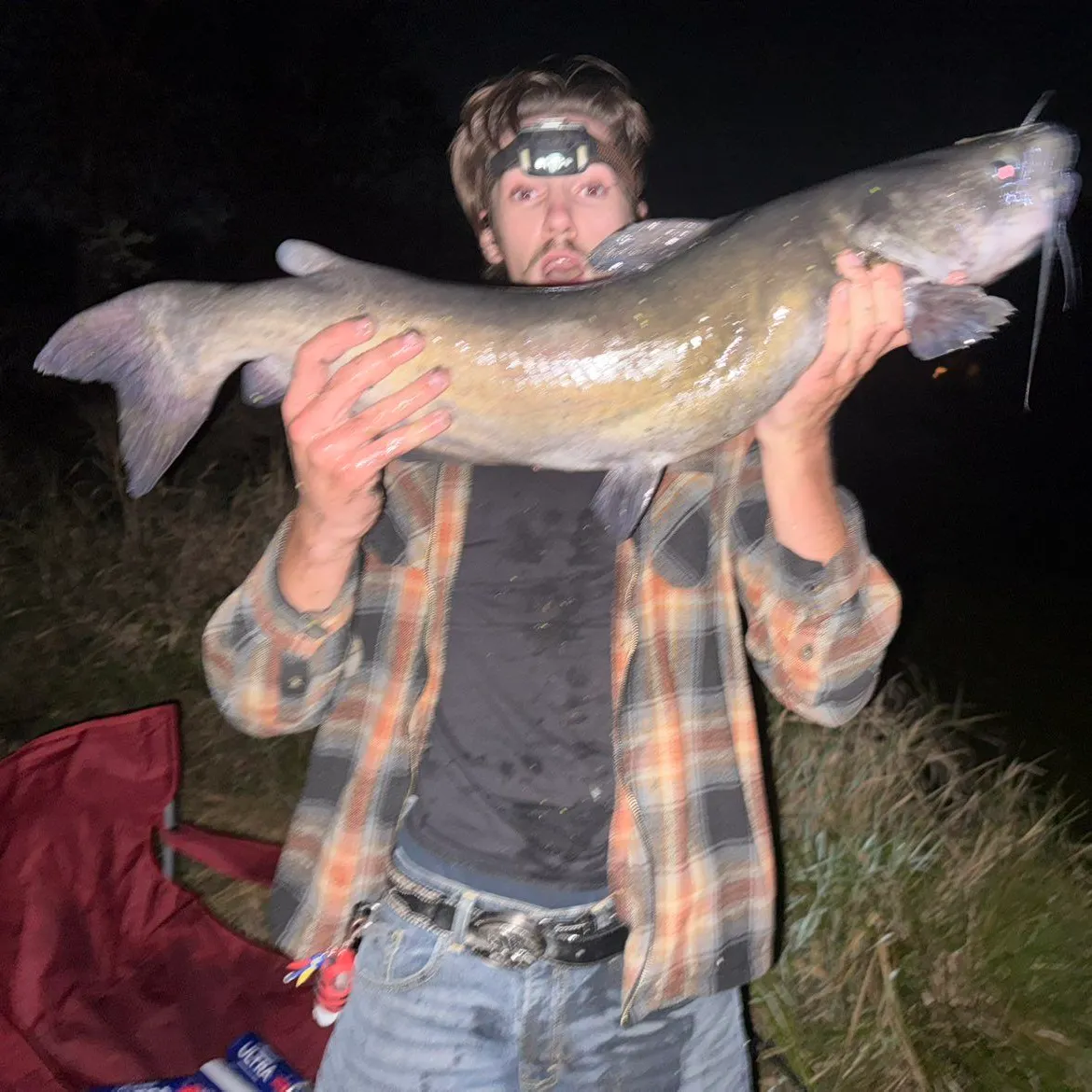 Channel catfish caught on Fishbrain