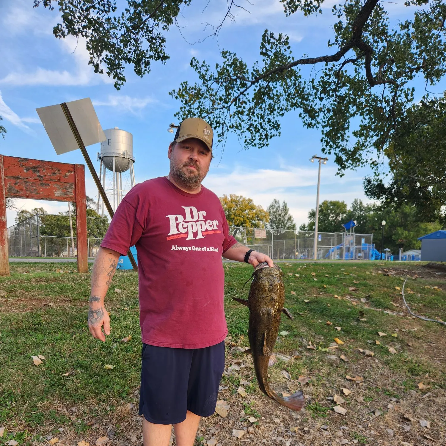 Flathead catfish caught on Fishbrain