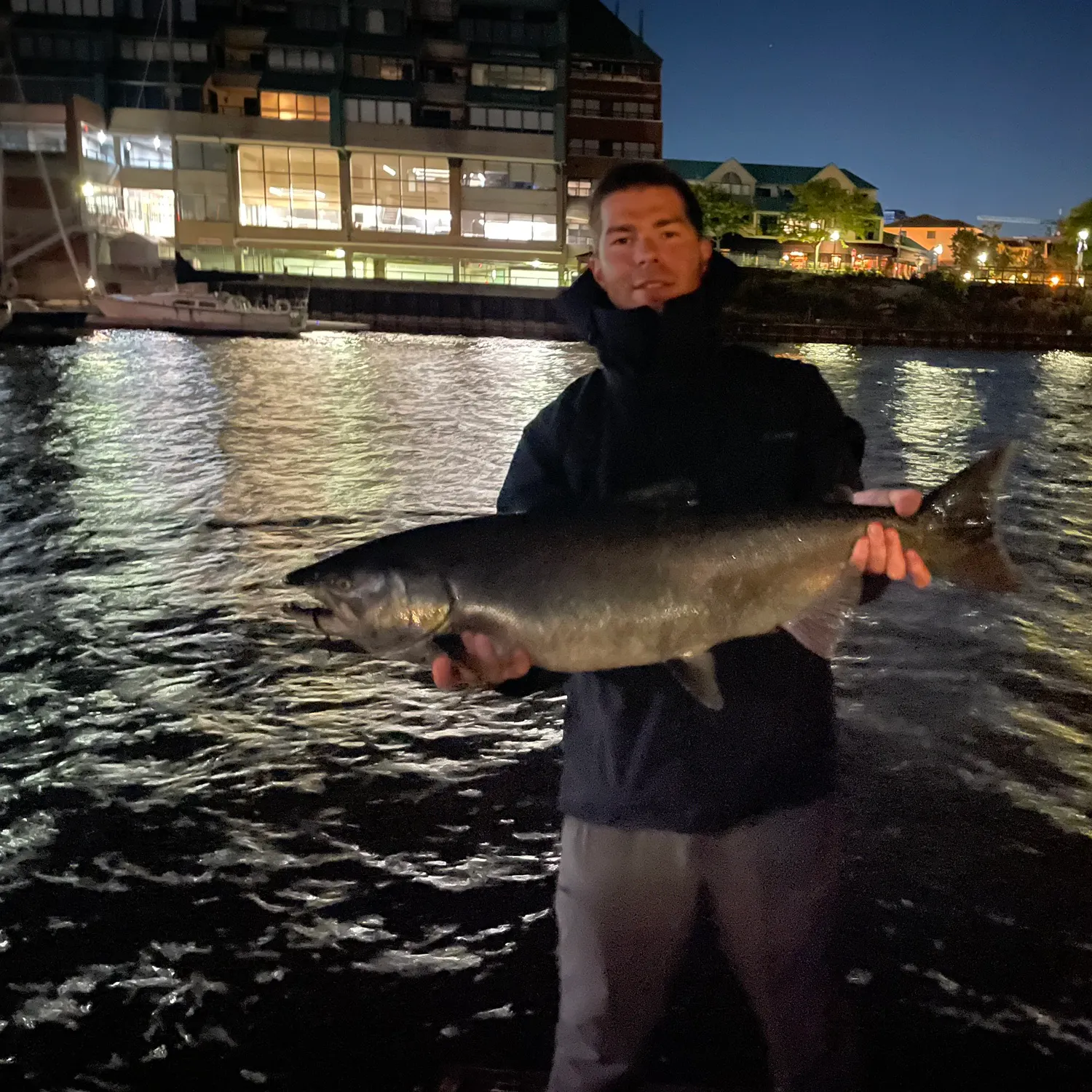 Chinook salmon caught on Fishbrain