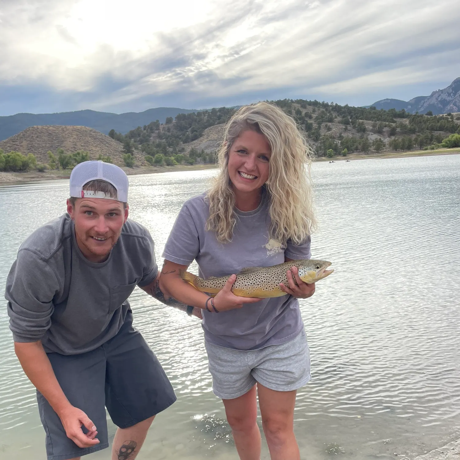 Brown trout caught on Fishbrain