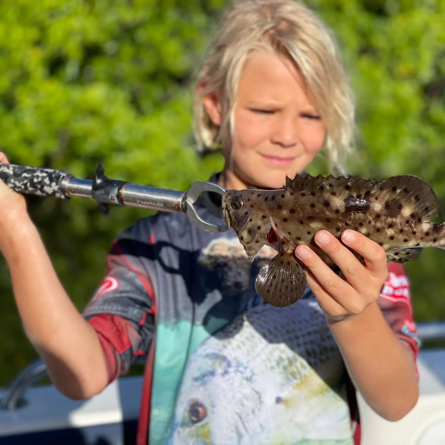 The most recent Orange-spotted grouper catches on Fishbrain