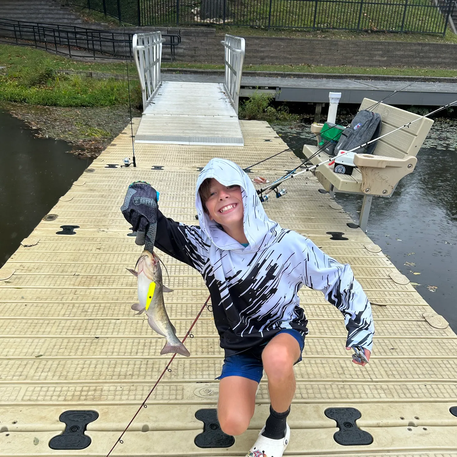 Channel catfish caught on Fishbrain