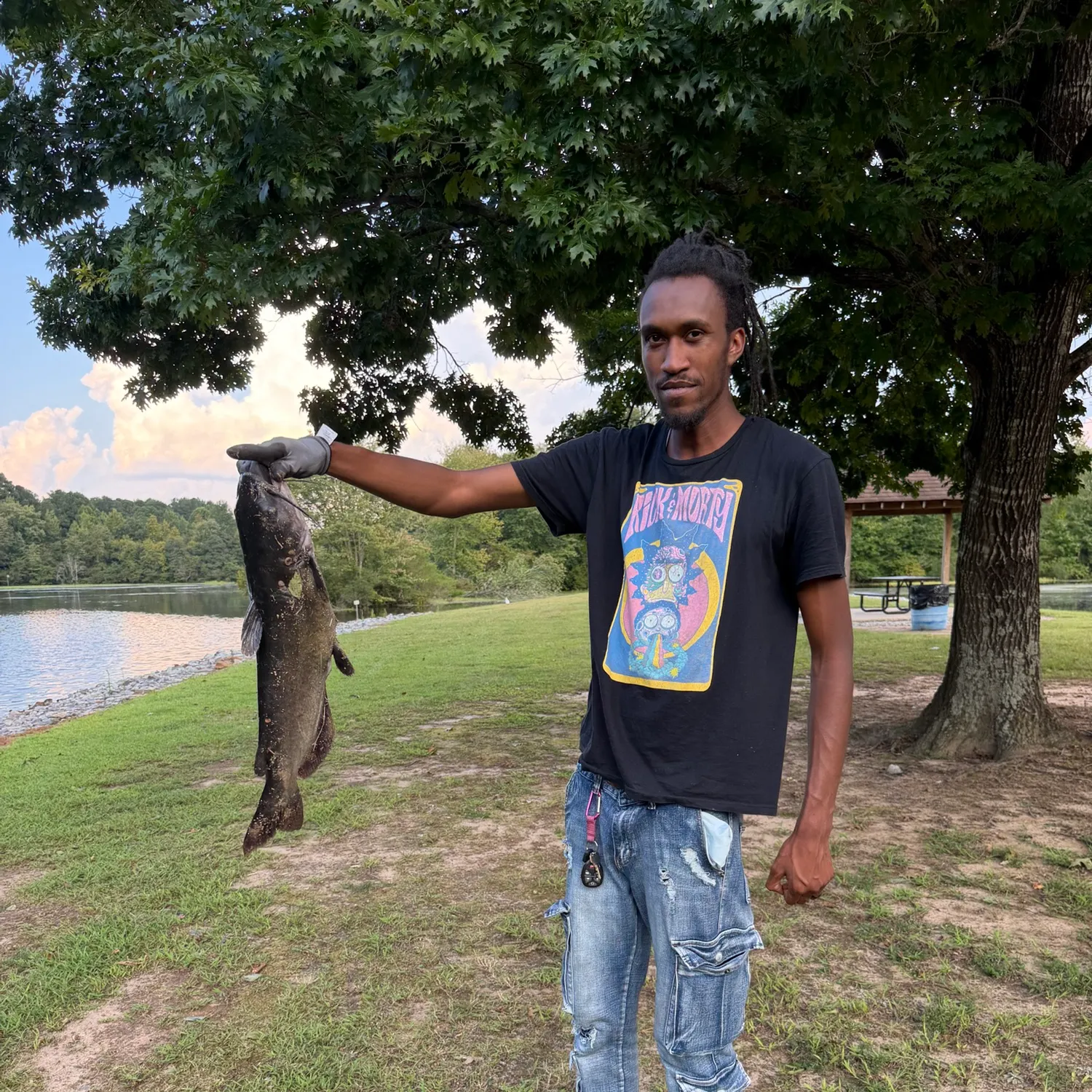 Channel catfish caught on Fishbrain