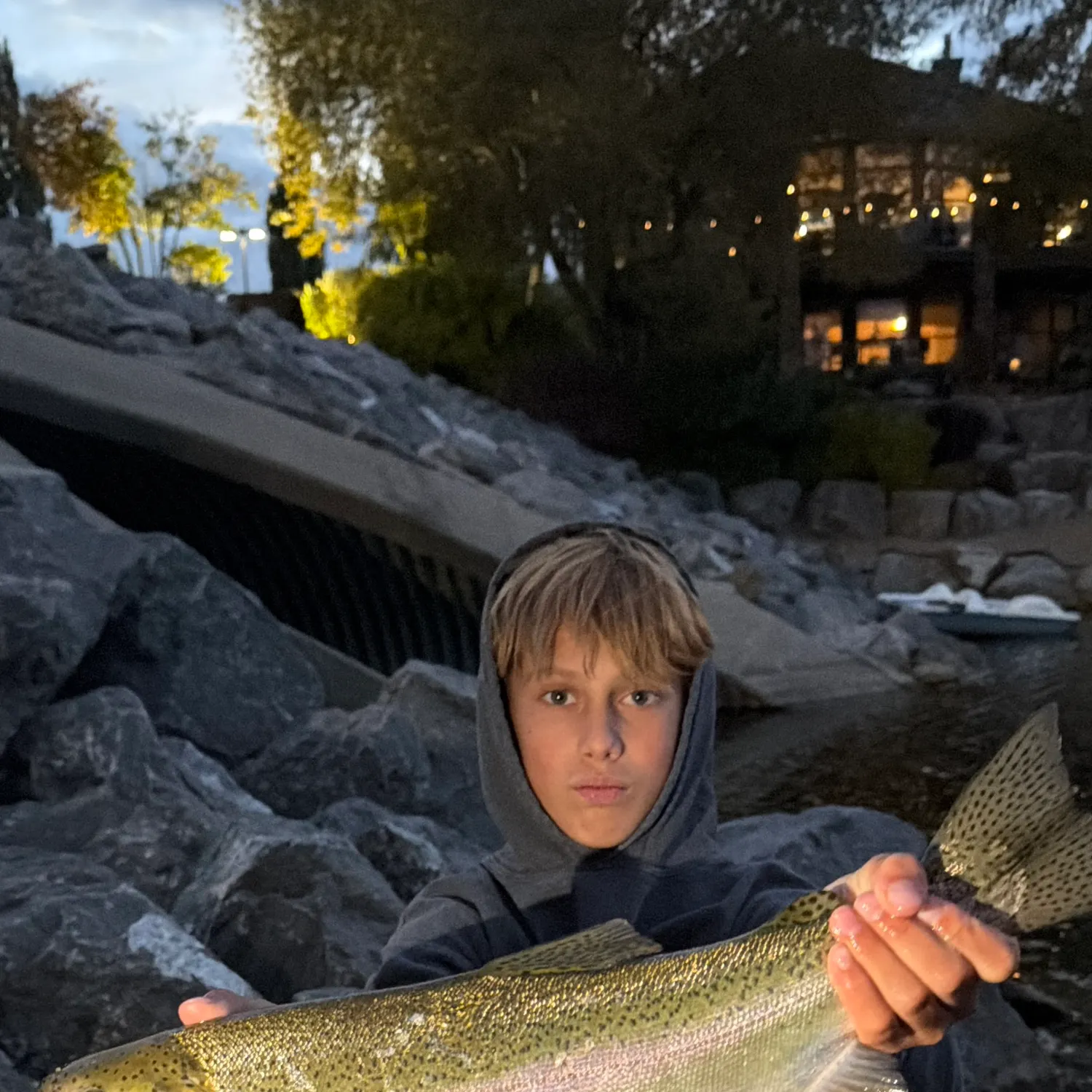 Rainbow trout caught on Fishbrain