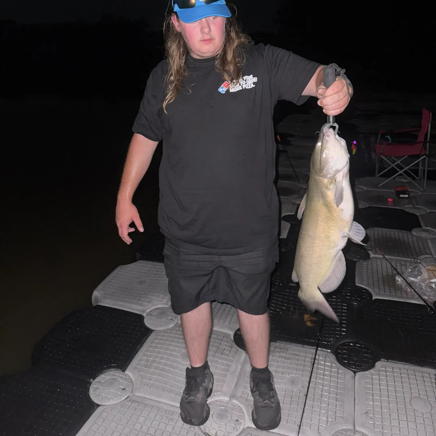 Channel catfish caught on Fishbrain