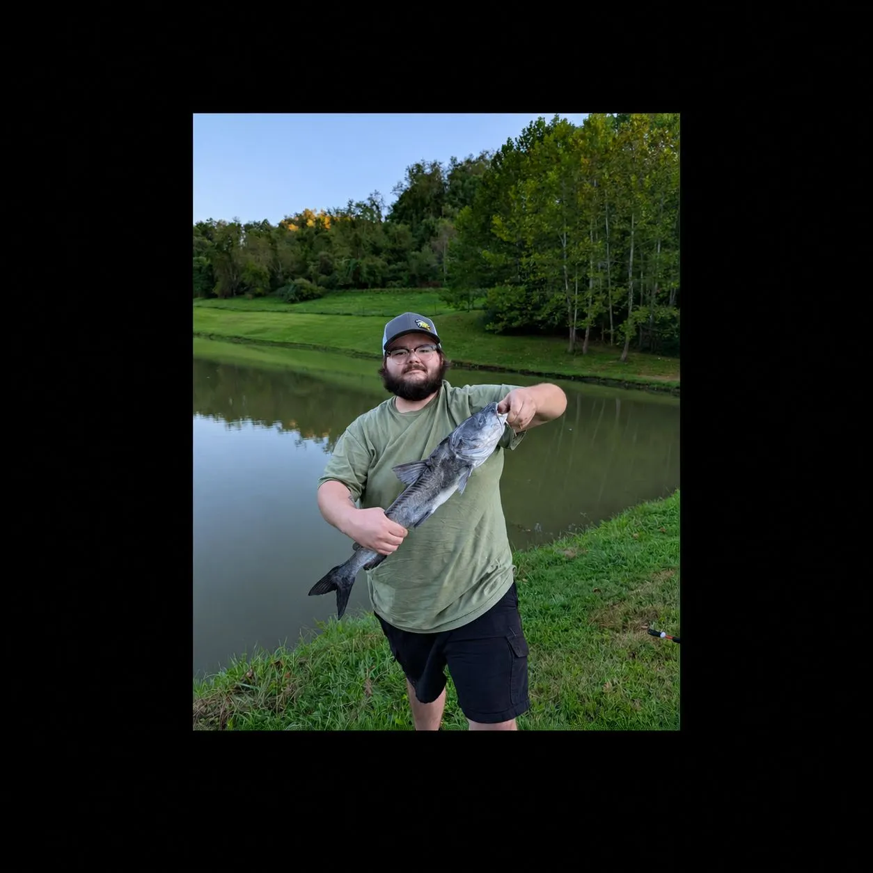 Blue catfish caught on Fishbrain