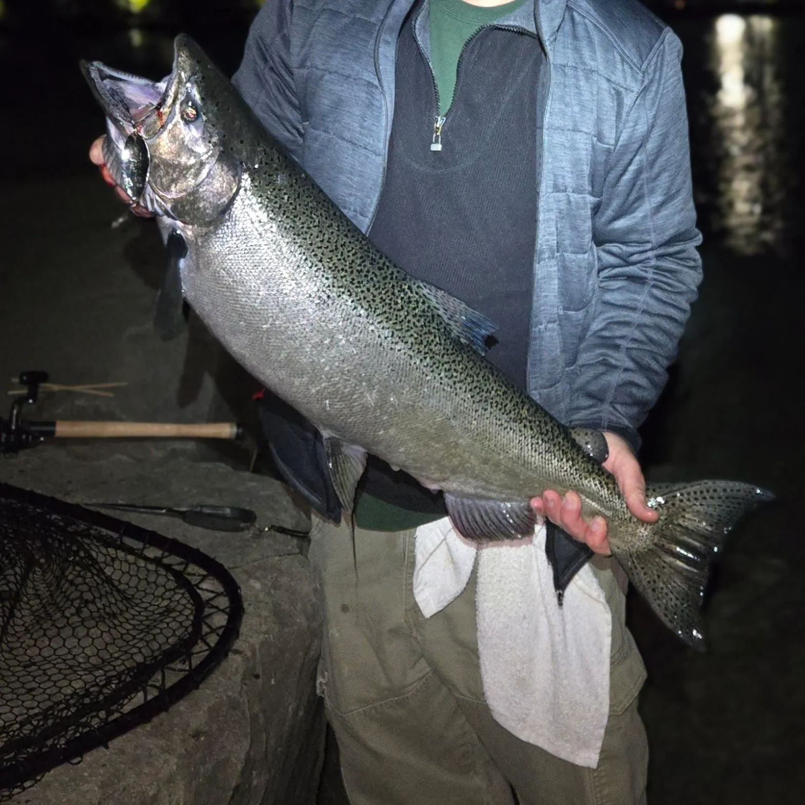 Chinook salmon caught on Fishbrain