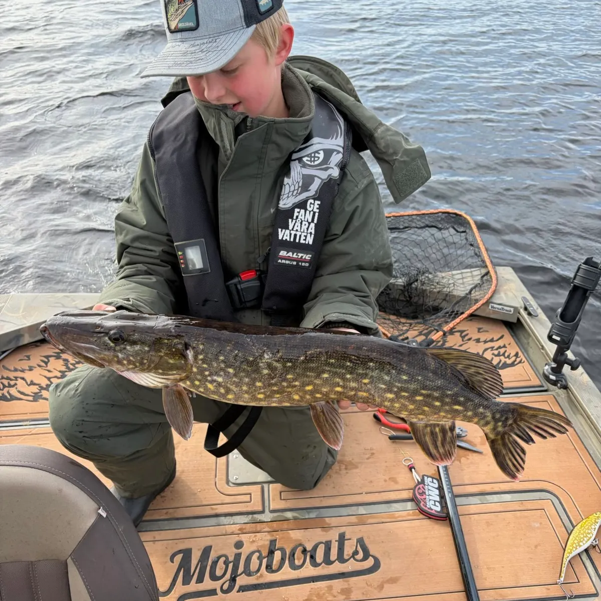 Northern pike caught on Fishbrain