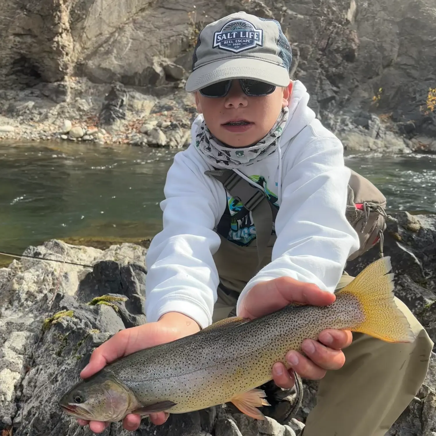Cutthroat trout caught on Fishbrain