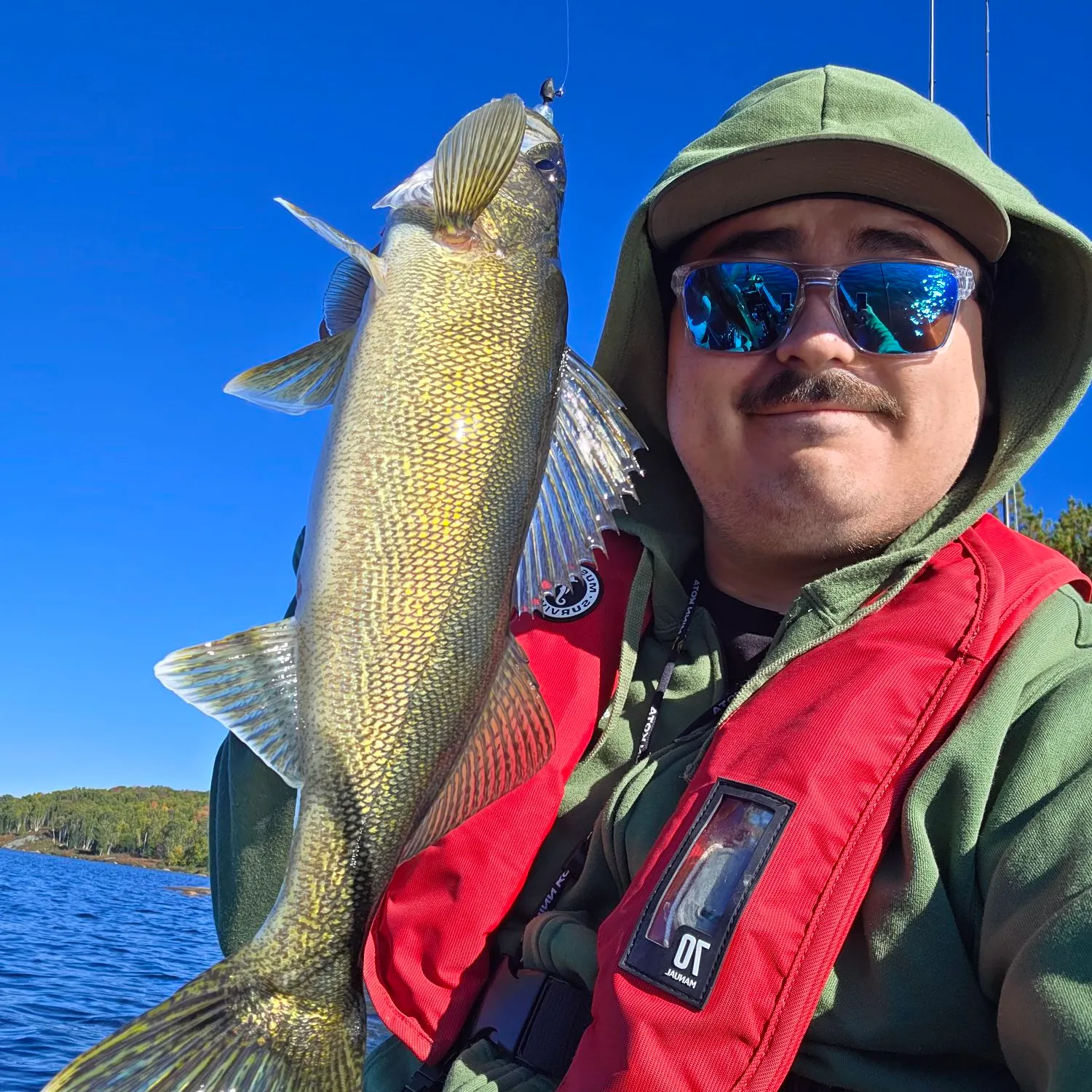Walleye caught on Fishbrain