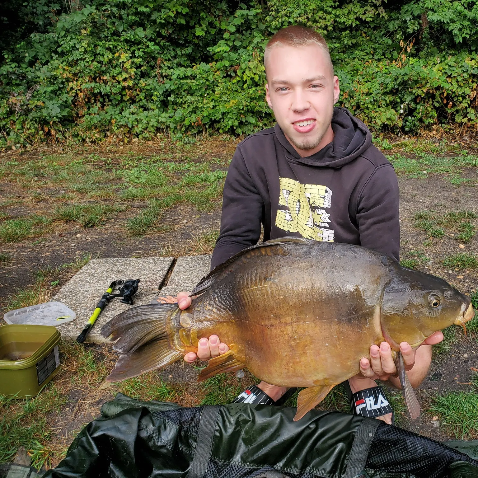 The most recent Leather carp catches on Fishbrain