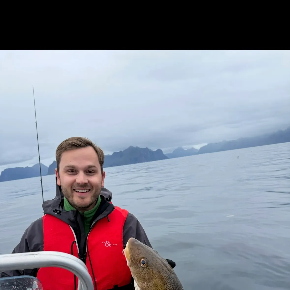 Atlantic cod caught on Fishbrain