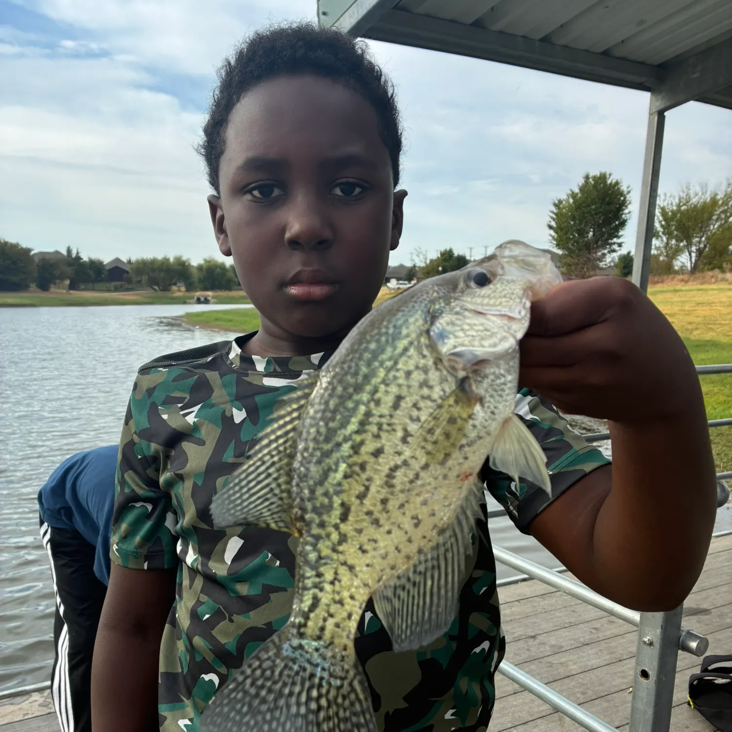 Black crappie caught on Fishbrain