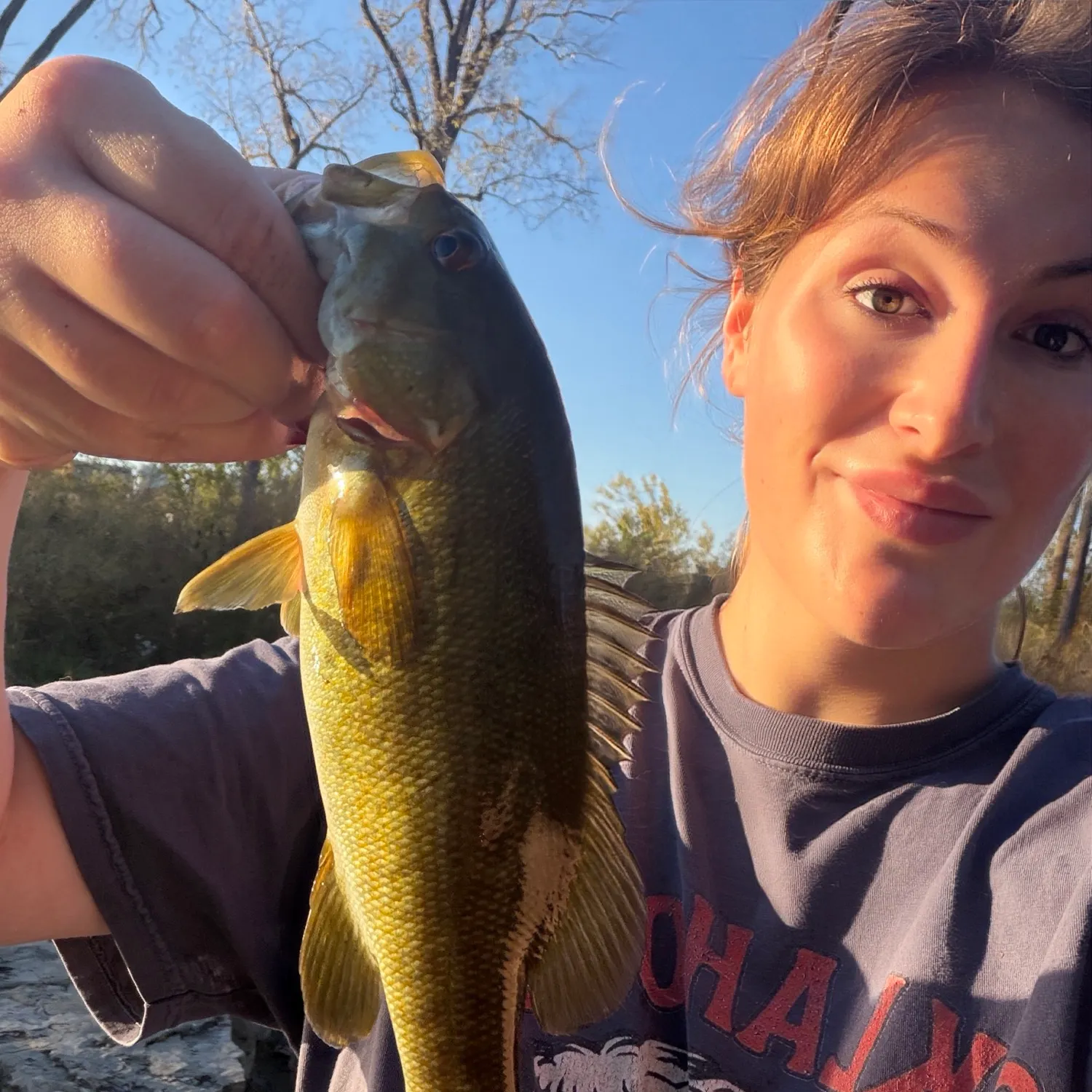 Smallmouth bass caught on Fishbrain