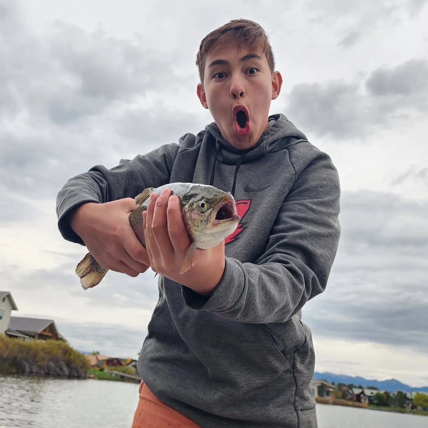 Rainbow trout caught on Fishbrain