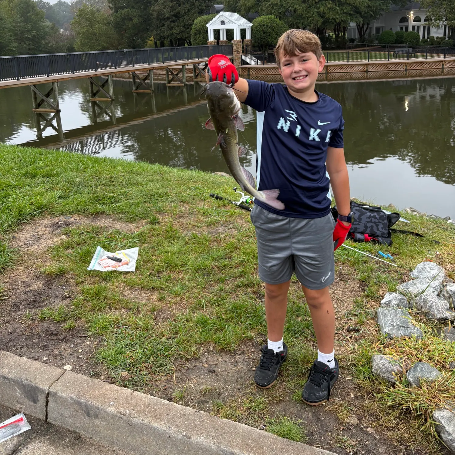 Channel catfish caught on Fishbrain