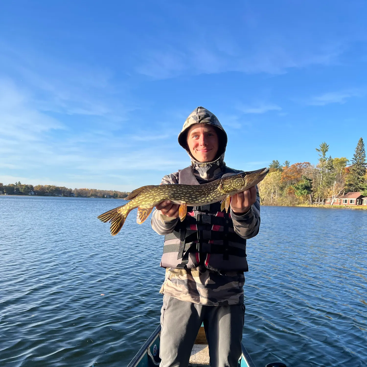 Northern pike caught on Fishbrain