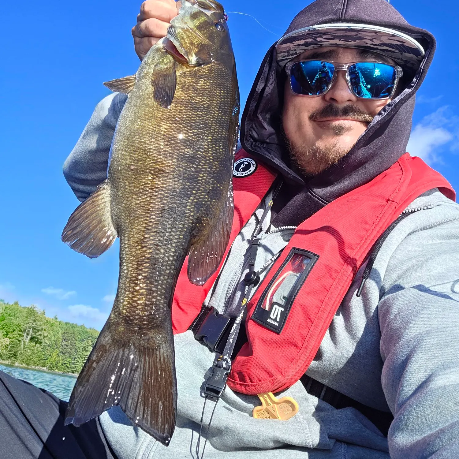 Smallmouth bass caught on Fishbrain