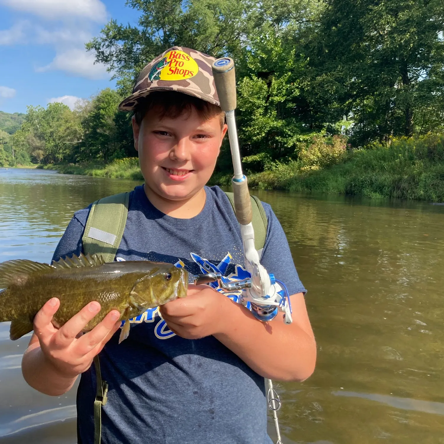 Smallmouth bass caught on Fishbrain