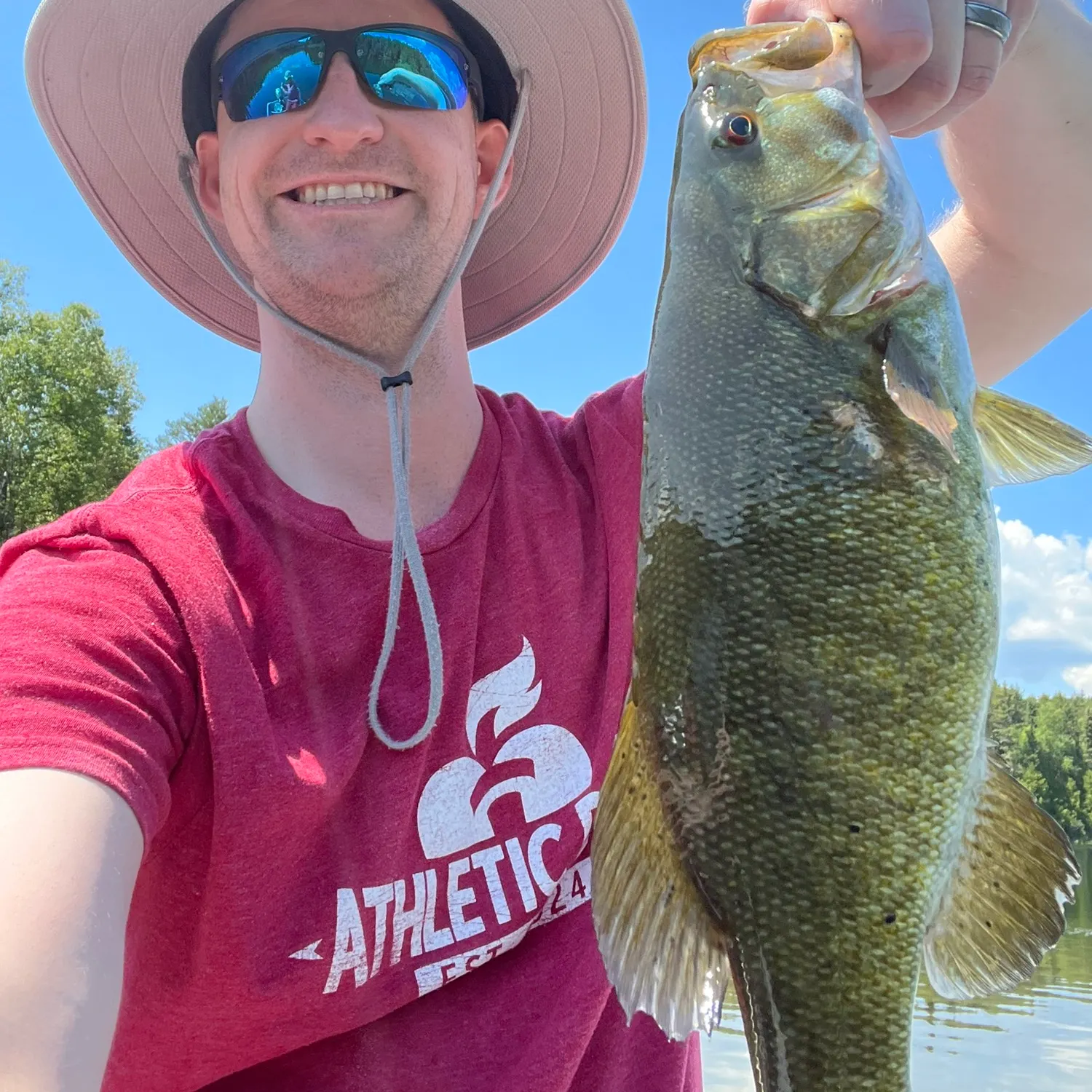 Smallmouth bass caught on Fishbrain