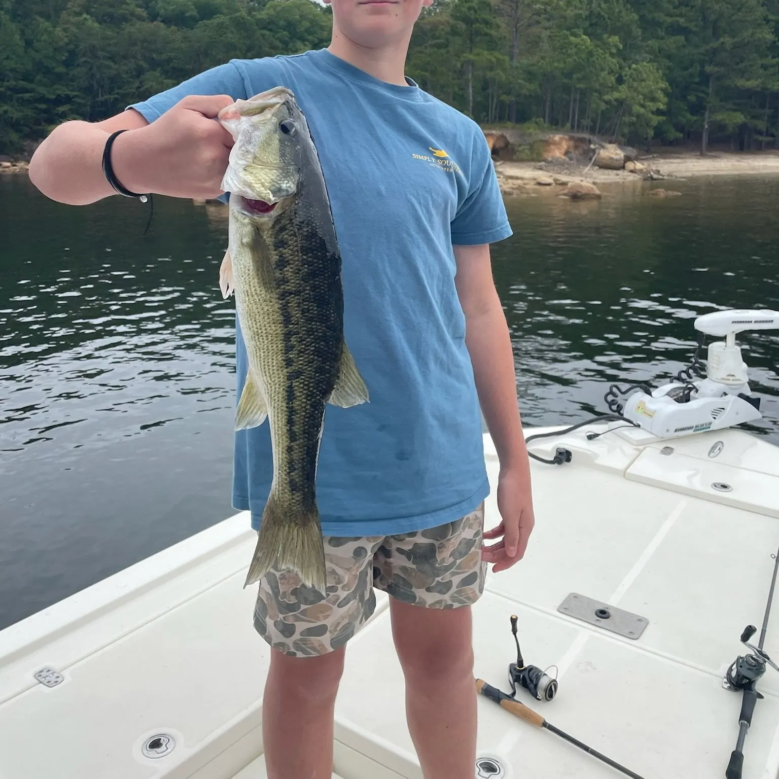 Spotted bass caught on Fishbrain
