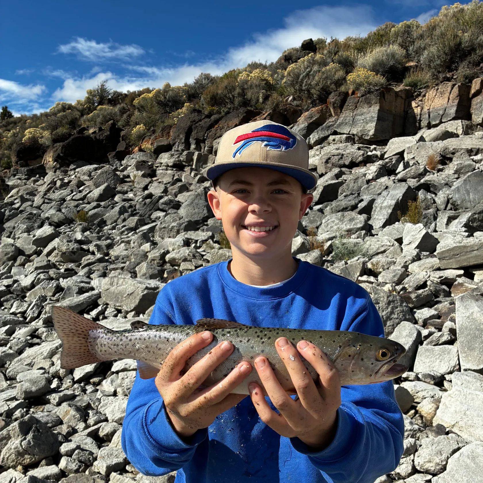 Cutthroat trout caught on Fishbrain