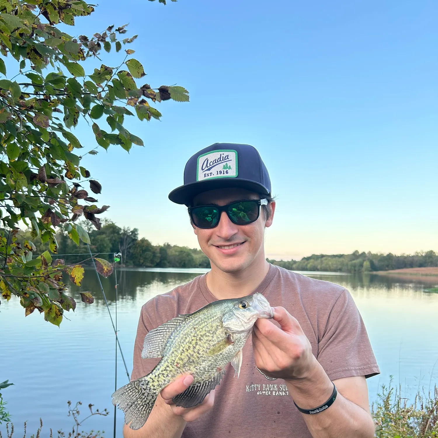 Black crappie caught on Fishbrain