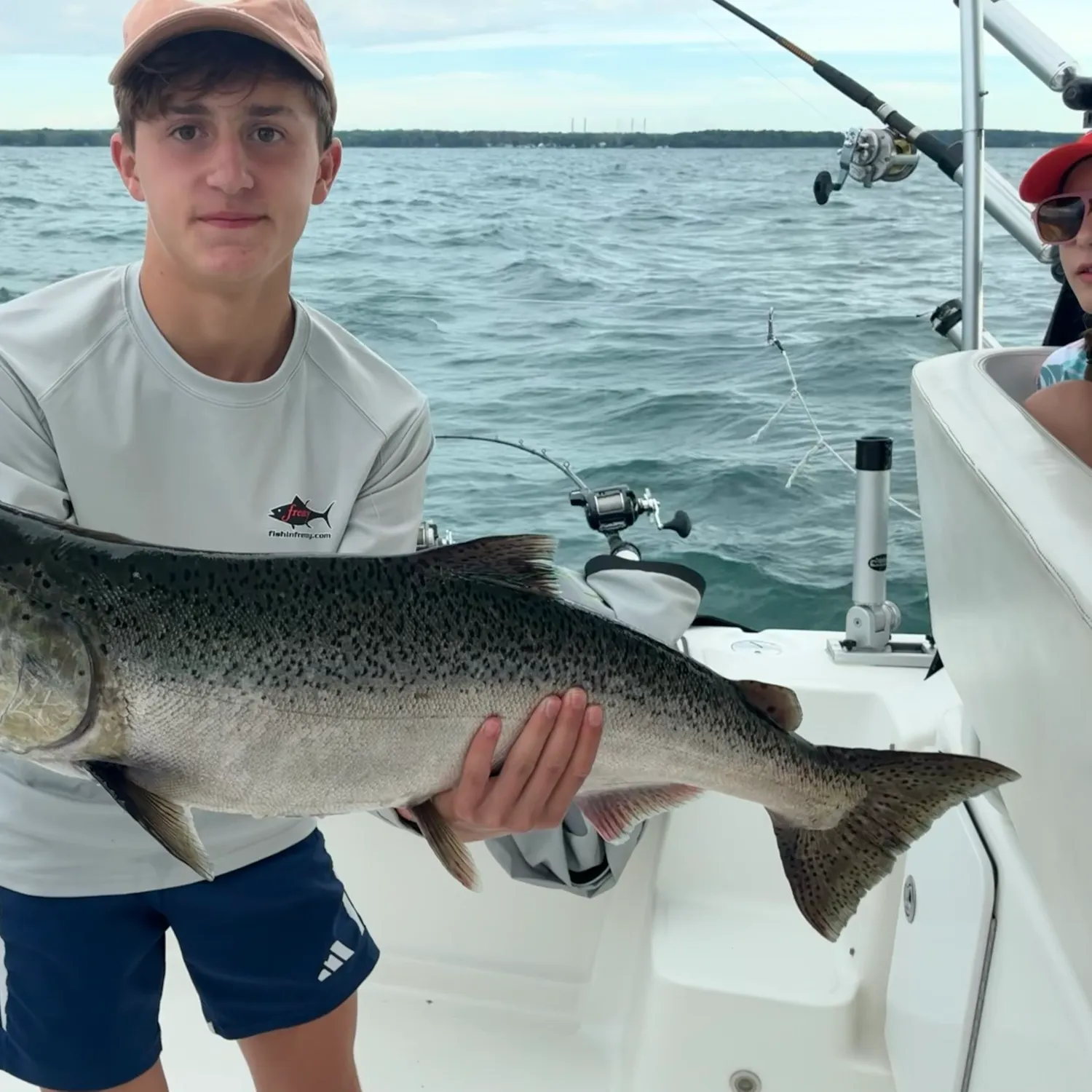 Chinook salmon caught on Fishbrain