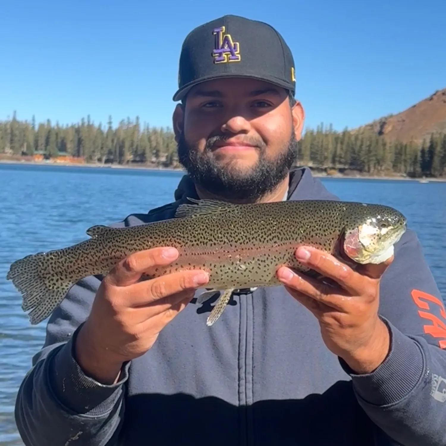 Rainbow trout caught on Fishbrain