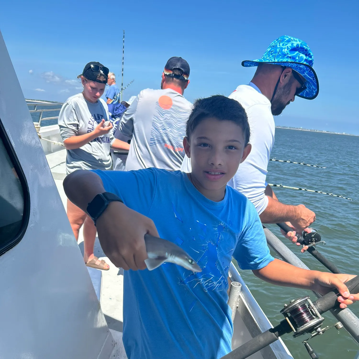 The most recent Grey smooth-hound catches on Fishbrain
