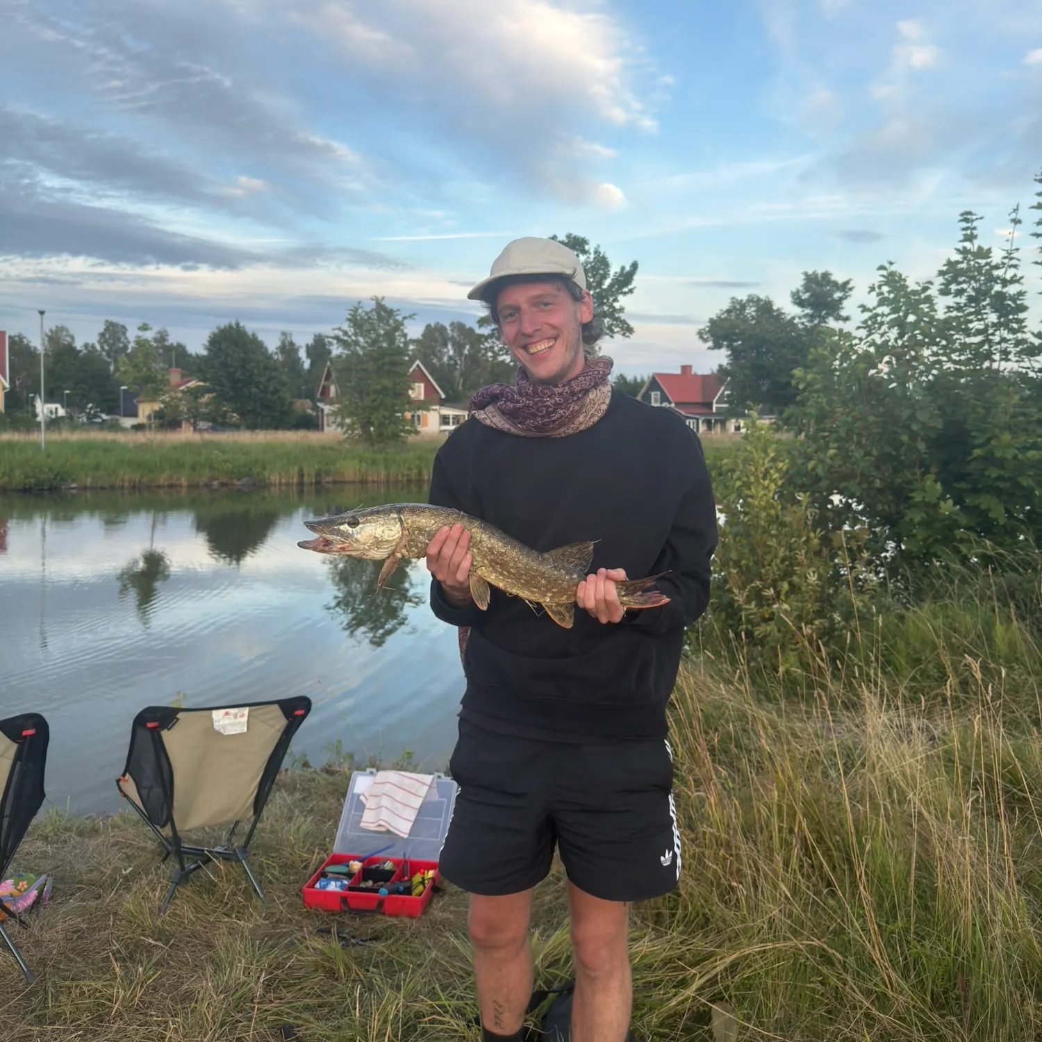 Northern pike caught on Fishbrain