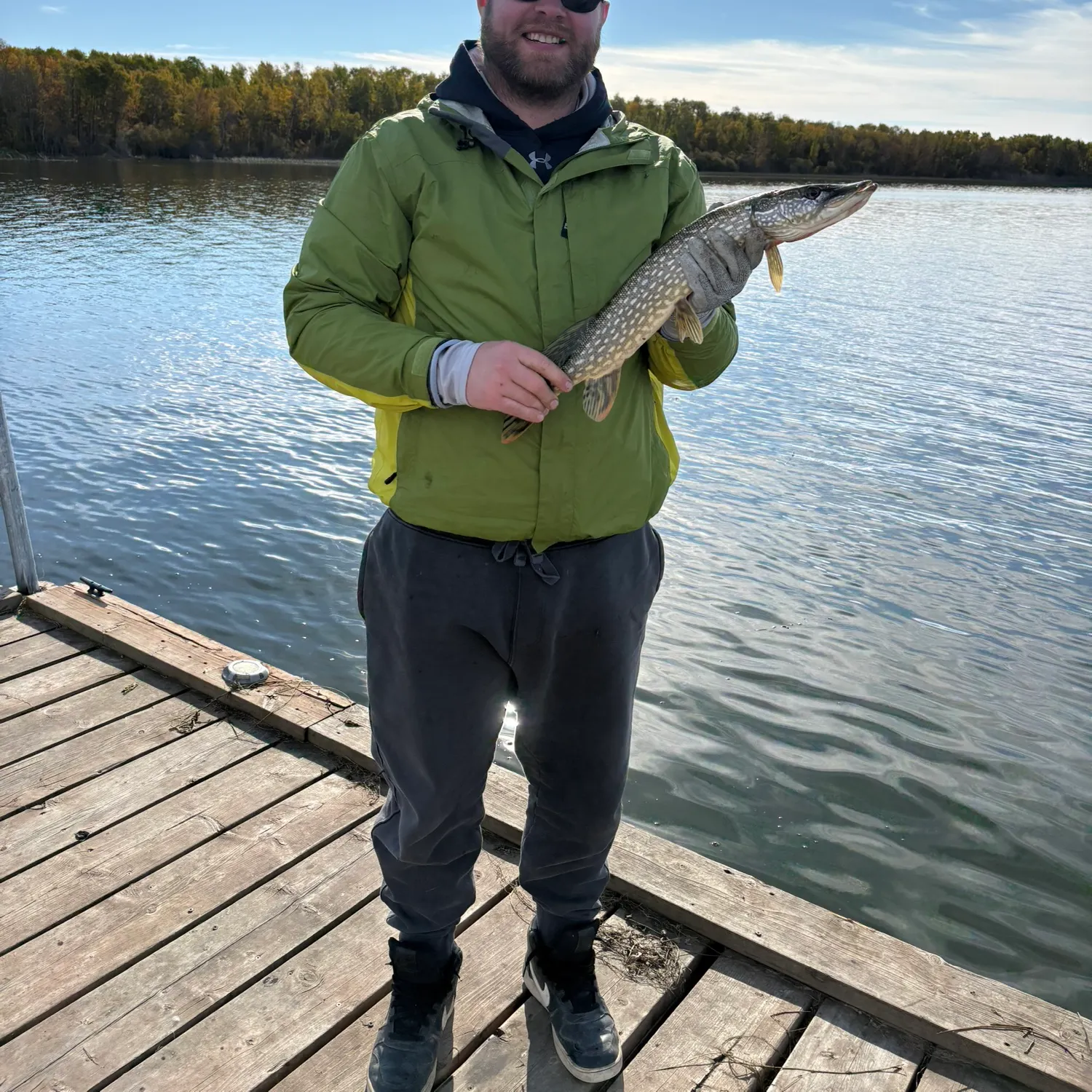 Northern pike caught on Fishbrain