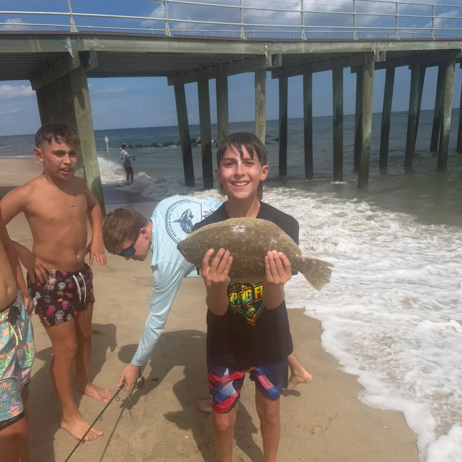 Summer flounder caught on Fishbrain